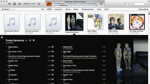 Itunes 11 - Alben